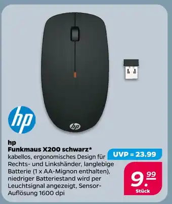 NETTO Hp funkmaus x200 schwarz Angebot
