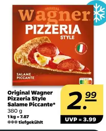 NETTO Original wagner pizzeria style salame piccante Angebot