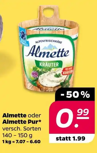 NETTO Almette almette oder almette pur Angebot