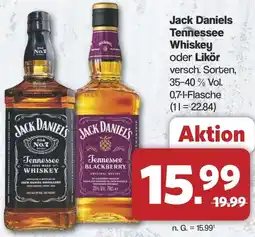 Famila Nord West Jack Daniels Tennessee Whiskey oder Likör Angebot