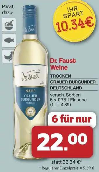 Famila Nord West Dr. Faust Weine Angebot