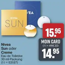 Famila Nord West Nivea Sun oder Creme Eau de Toilette Angebot