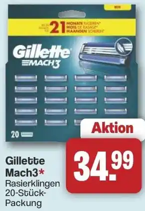 Famila Nord West Gillette Mach3 Angebot
