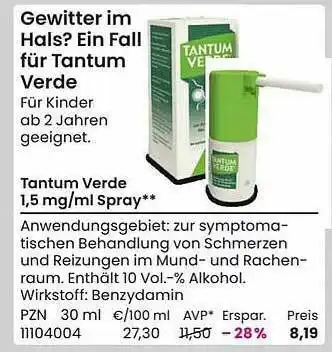 REWE Tantum Verde 1,5 Mg-ml Spray Angebot