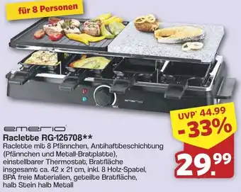 Famila Nord West Emerio Raclette RG-126708 Angebot