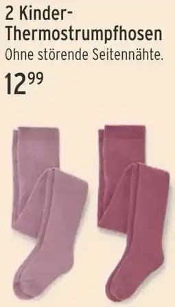 Famila Nord West Tchibo 2 Kinder Thermostrumpfhosen Angebot
