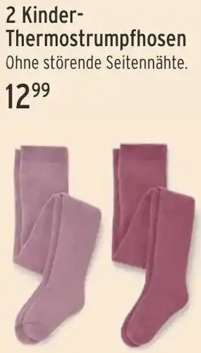 Famila Nord West Tchibo 2 Kinder Thermostrumpfhosen Angebot