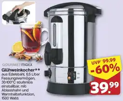 Famila Nord West GOURMETMaxx Glühweinkocher Angebot