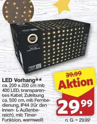 Famila Nord West LED Vorhang Angebot