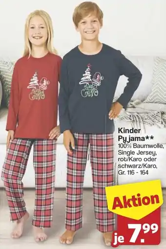 Famila Nord West Kinder Pyjama Angebot
