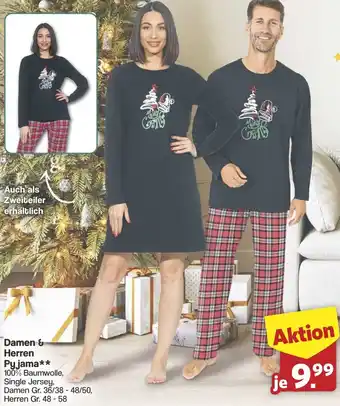 Famila Nord West Damen & Herren Pyjama Angebot
