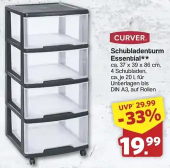Famila Nord West CURVER Schubladenturm Essential Angebot