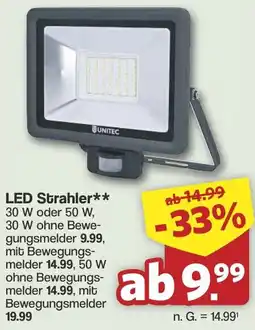 Famila Nord West UNITEC LED Strahler Angebot
