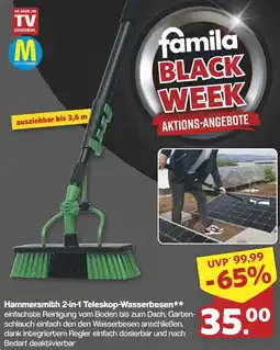 Famila Nord West Hammersmith 2-in-1 Teleskop-Wasserbesen Angebot