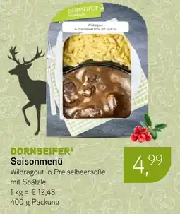 Dornseifer DORNSEIFERS Saisonmenü Angebot