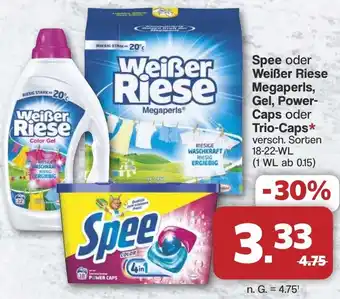 Famila Nord West Spee oder Weißer Riese Megaperls, Gel, Power-Caps oder Trio-Caps Angebot