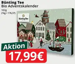 Famila Nord West Bünting Tee Bio Adventskalender Angebot