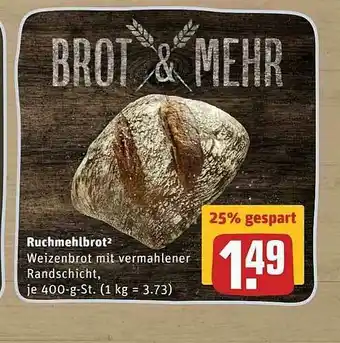 REWE Ruchmehlbrot Angebot