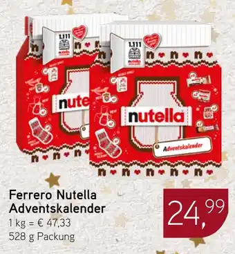 Dornseifer Ferrero Nutella Adventskalender Angebot