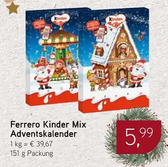 Dornseifer Ferrero Kinder Mix Adventskalender Angebot