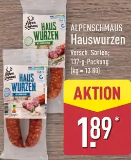 Aldi Nord ALPENSCHMAUS Hauswurzen Angebot