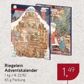 Dornseifer Riegelein Adventskalender Angebot