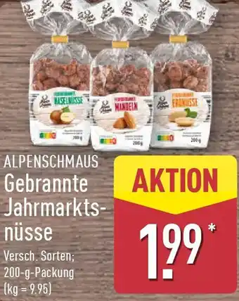 Aldi Nord ALPENSCHMAUS Gebrannte Jahrmarktsnüsse Angebot