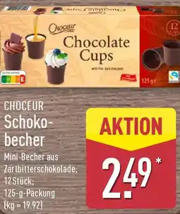 Aldi Nord CHOCEUR Schokobecher Angebot