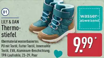 Aldi Nord LILY & DAN Thermostiefel Angebot