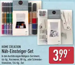 Aldi Nord HOME CREATION Näh-Einsteiger-Set Angebot