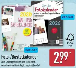 Aldi Nord Foto-/Bastelkalender Angebot