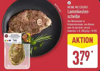 Aldi Nord MEINE METZGEREI Lammkeulenscheibe Angebot
