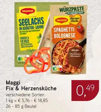 Dornseifer Maggi Fix & Herzensküche Angebot