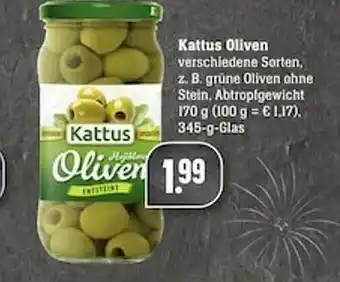 Scheck-in-Center Kattus Oliven Angebot