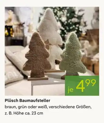Pflanzen Kölle Plüsch baumaufsteller Angebot