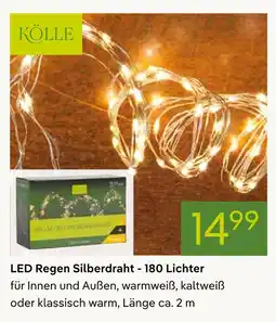 Pflanzen Kölle Kölle led regen silberdraht - 180 lichter Angebot
