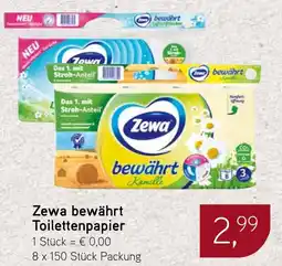 Dornseifer Zewa bewährt Toilettenpapier Angebot