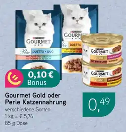 Dornseifer Gourmet Gold oder Perle Katzennahrung Angebot