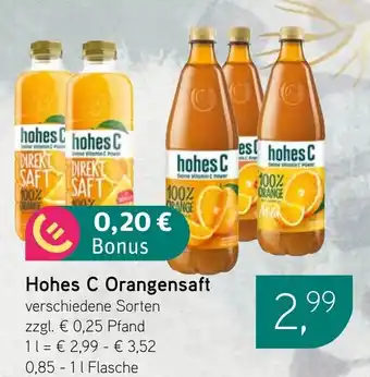 Dornseifer Hohes C Orangensaft Angebot