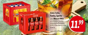 Nah & Frisch Coca-Cola, Fanta, Sprite oder Mezzo Mix Angebot