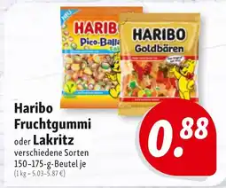 Nah & Frisch Haribo Fruchtgummi oder Lakritz Angebot