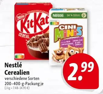 Nah & Frisch Nestlé Cerealien Angebot