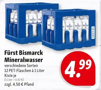 Nah & Frisch Fürst Bismarck Mineralwasser Angebot