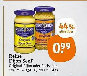 tegut Reine Dijon Senf Angebot