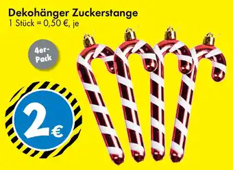 TEDi Dekohänger Zuckerstange 4er- Pack Angebot
