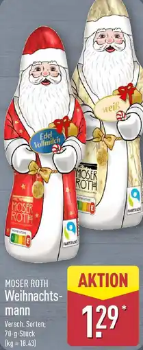 Aldi Nord MOSER ROTH Weihnachtsmann Angebot