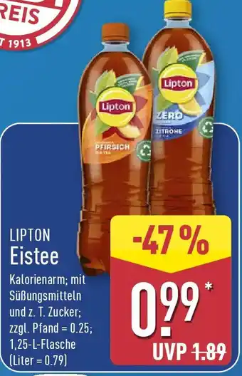 Aldi Nord LIPTON Eistee Angebot
