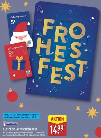 Aldi Nord Gutschein-Adventskalender Angebot