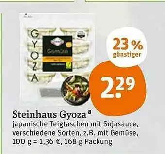 tegut Steinhaus Gyoza Angebot