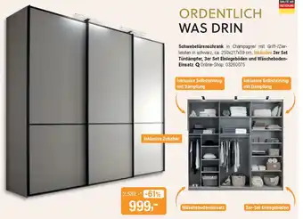 Opti Wohnwelt Schwebetürenschrank Angebot